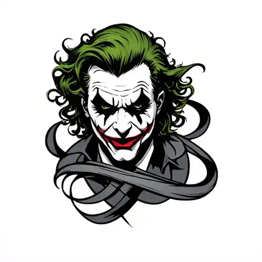 Calm Joker Logo Intertwined