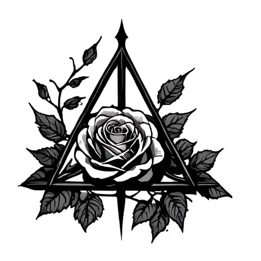 Deathly Hallows Roses