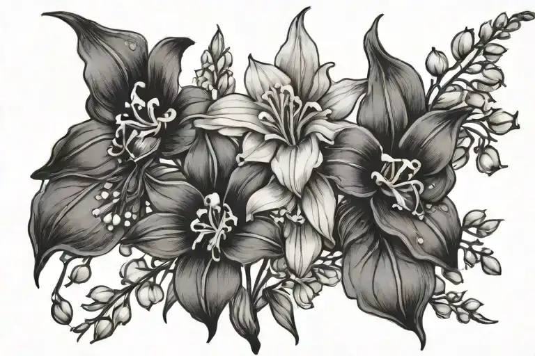 Larkspur Lily Of The Valley