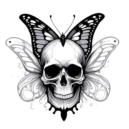 Butterfly Skull