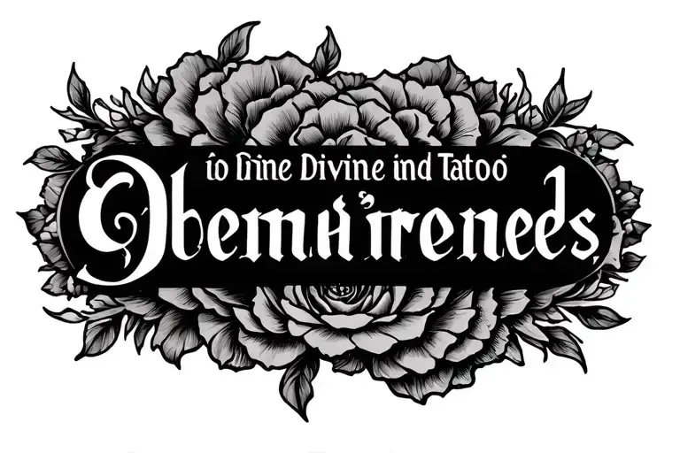 Feminine Divine Word Tattoo Inspired