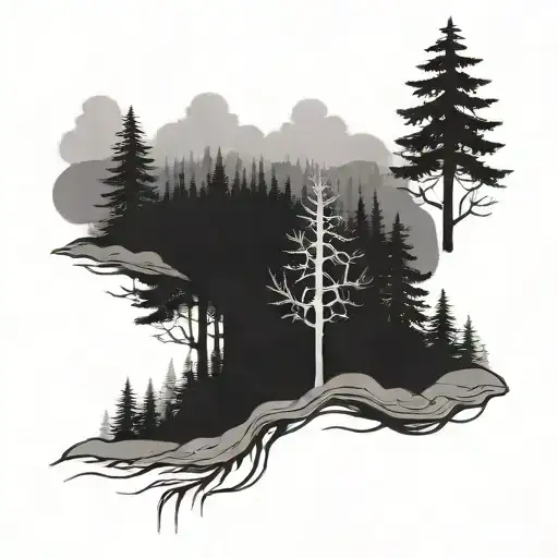 Neverending Annihilated Winter Minous Dark Forest