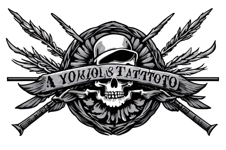 Military Tattoo Design Inspired