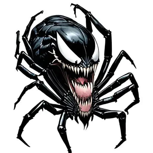 Venom Turns Into A Spider On The Chest