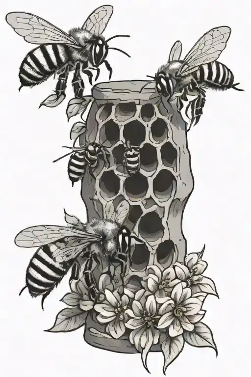 Bees Honey Bee Hive