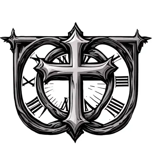 Roman Numerals With A Cross