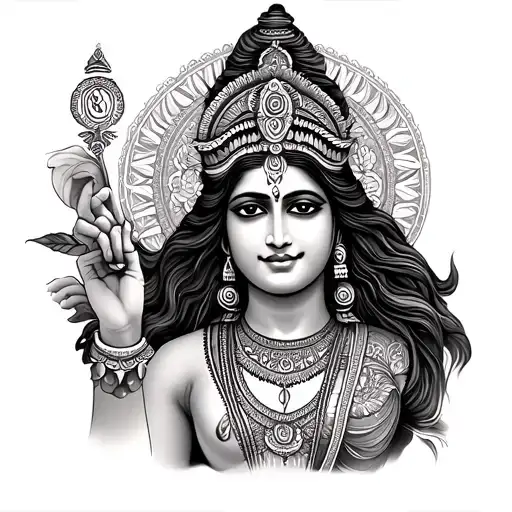 Hindu Mythology Forearm Tatto