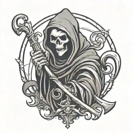 Cute Grim Reaper