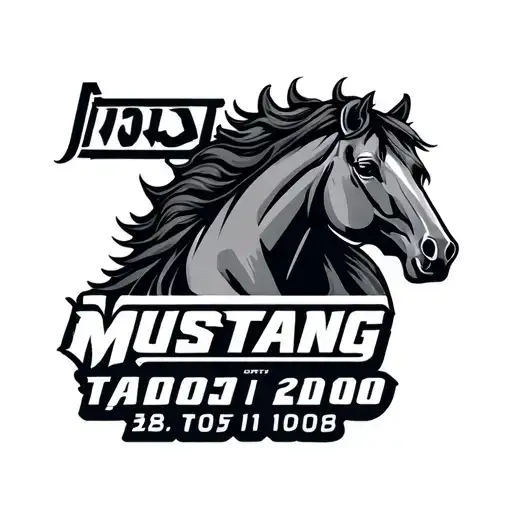 Mustang Logo With Dates