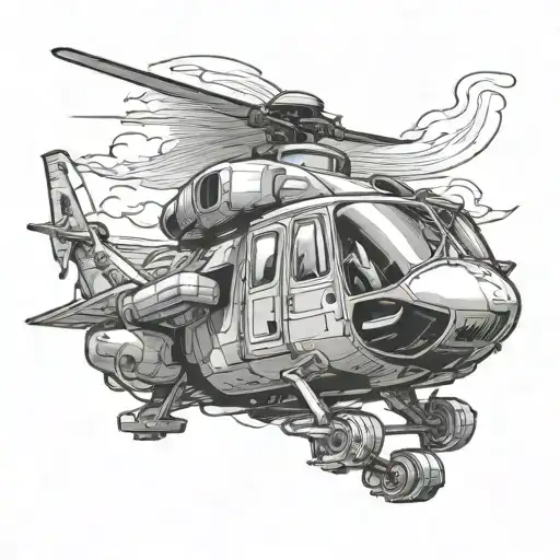 Helicopter Military Helmet