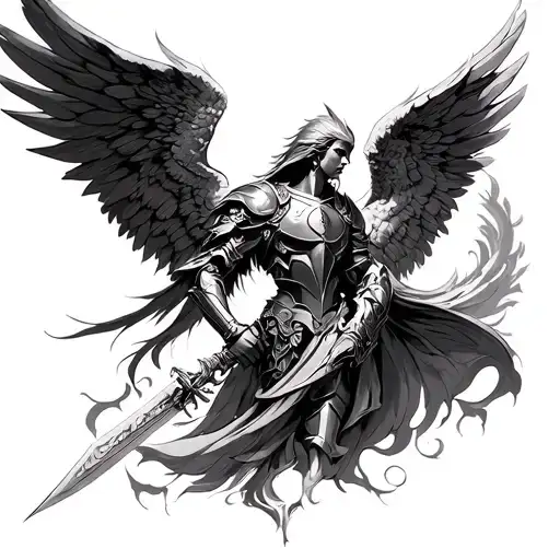 Armour Time Knight Angel Phenix Full Sleeve
