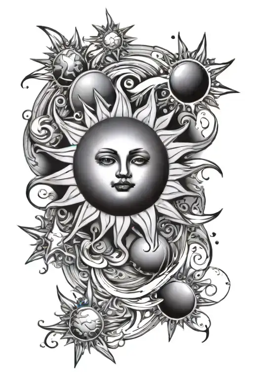 Sun And Stars