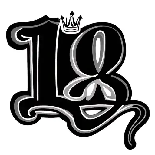 1999 Written Vertically With A Little Crown On Top Of The 1