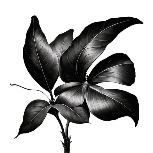 Papillon 3D Tropical Plant