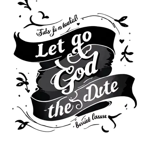 Let Go & Let God Cross Beside The Date