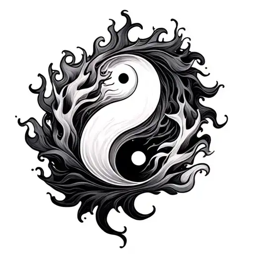 Fire And Water In Yin And Yang