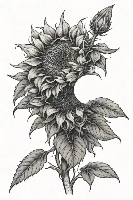 Sunflower With Hidden Middle Finger