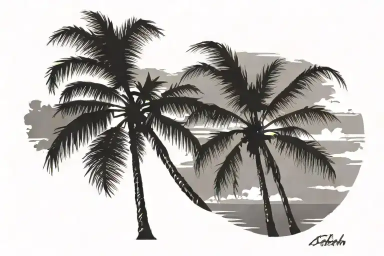 Palm Tree Silhouette