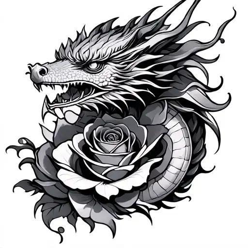 Rose And Dragon