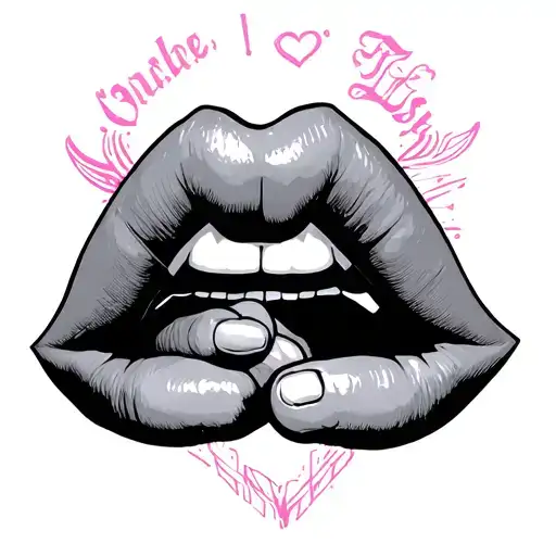 Pinky Promise With Kiss In Background