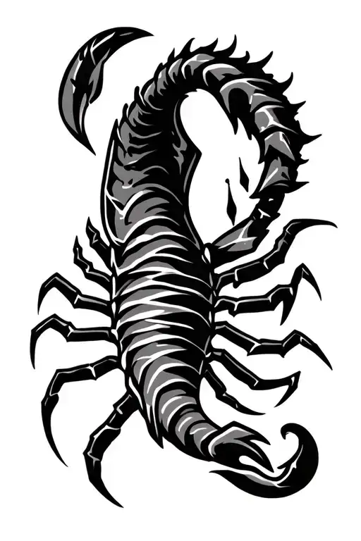 Tribal Spartan Scorpio Zodiac