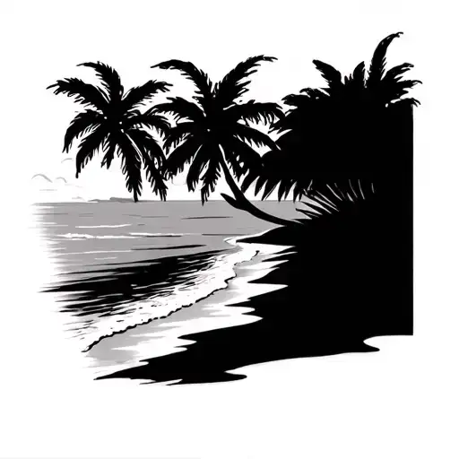 Tropical Beach Scene