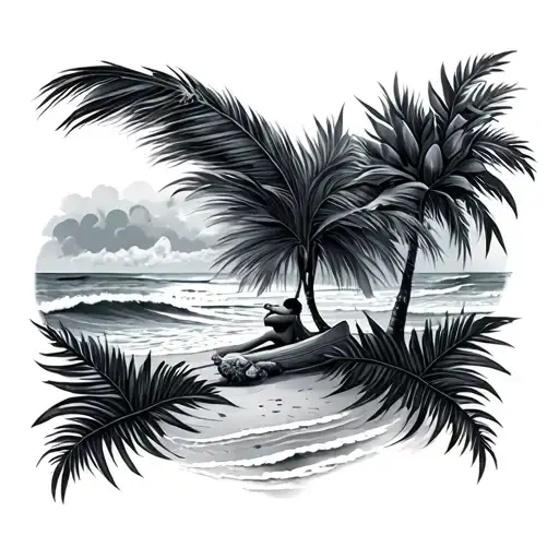 Beach Theme Arm Sleeve