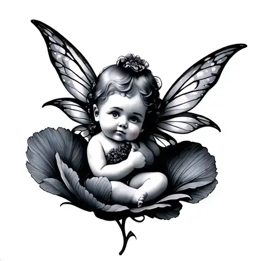 Poppy Fairy Kewpie Baby Girl