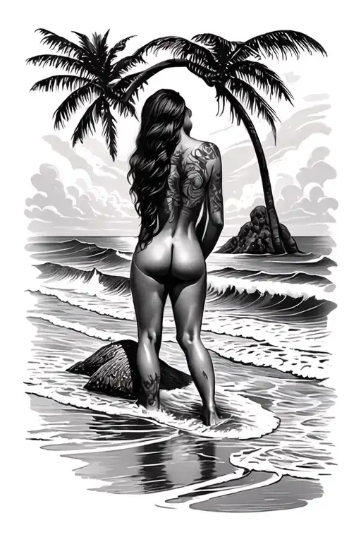 Beach Theme Arm Sleeve