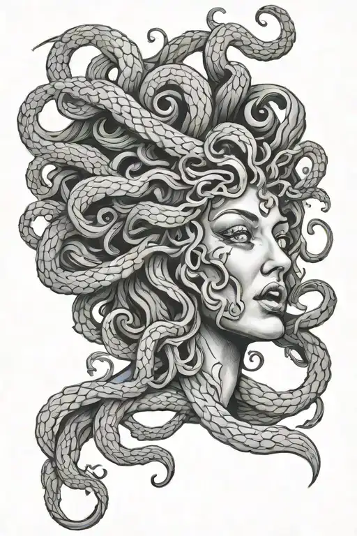 Crazy Medusa Head