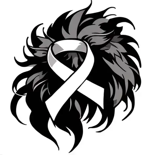 Leo And Breaat Cancer Ribbon