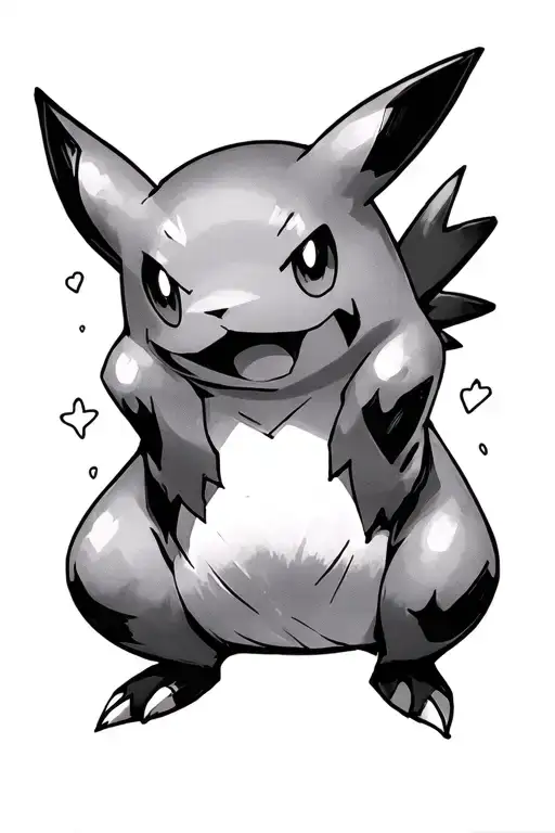 Pokemon Sleeve Tattoo Design