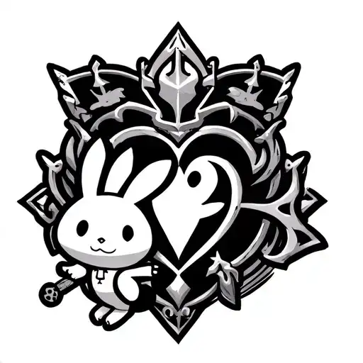 Kingdom Hearts Symbol And Moogle