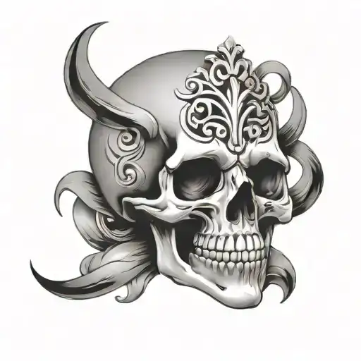 Skull With Mind