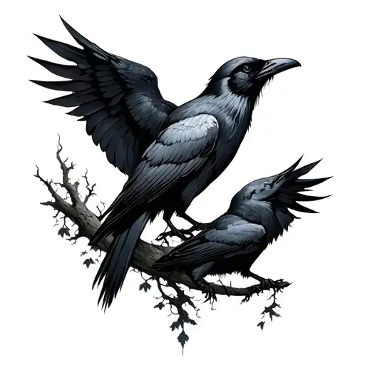 Morrigan Forest Crows