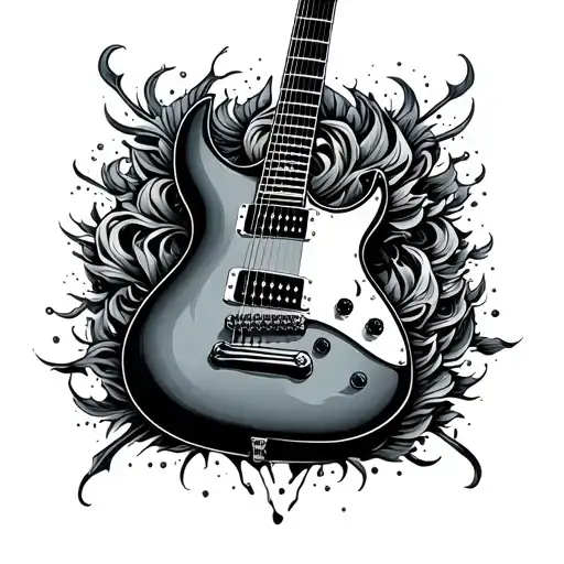 Electric Guitar Surrounded