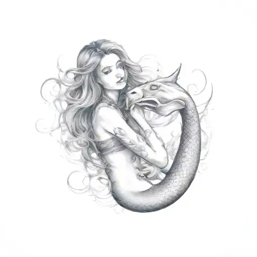 Mermaid And Bull