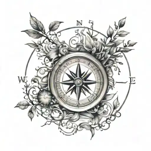 A Compass With Several Branches Representing Life Objectives That I Must Fulfill