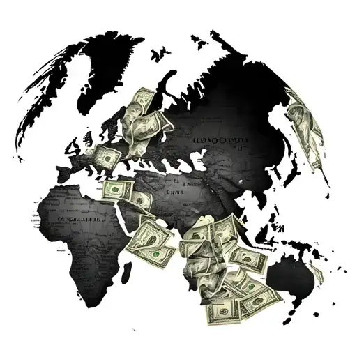 World Map Money