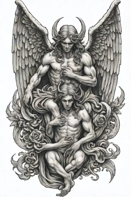 Angels & Demon Holding