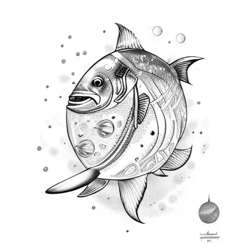 Astronauta Ocean Fish