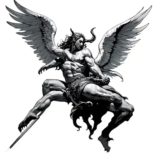 Angel Killing A Demon Slayer