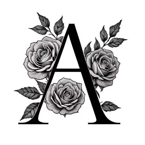 Initial A Roses