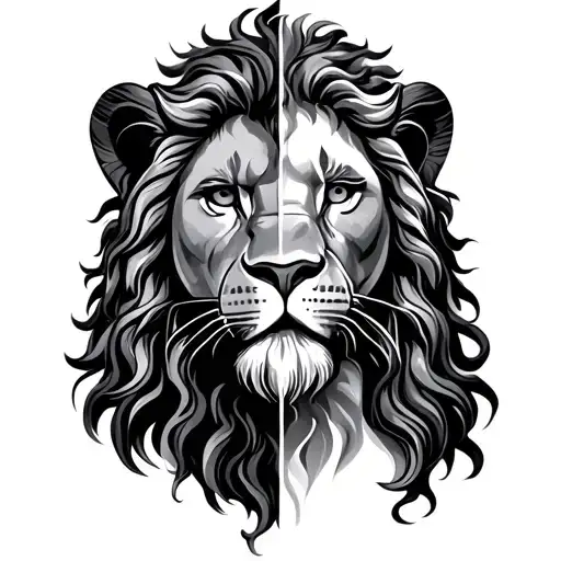 Half Lion Half Jesus