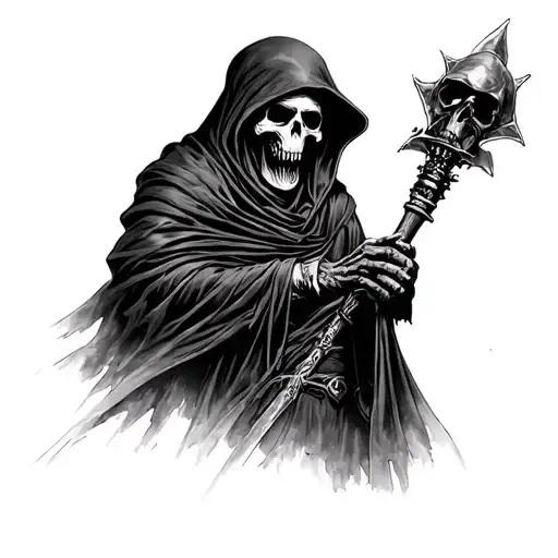 Grim Reaper With A Rockrt Propelled Gernade