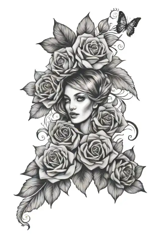 Mom Who Passed Away Lower Half Sleeve