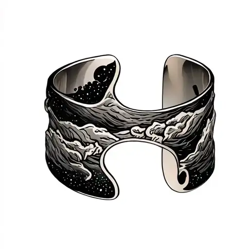 Bracelet Shape With The Theme Of Corsica With The Universe Of