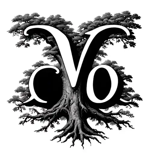 Tree Of Life Comprising The Letters V I N