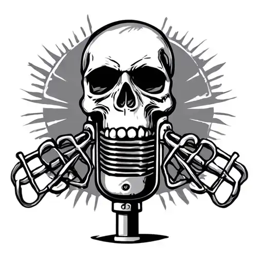 Skull -Shaped Microphone