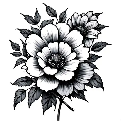 April And September Birth Flower Bouquet